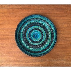 Grande ciotola in ceramica Rimini Blu di Aldo Londi per Bitossi, risalente alla metà del secolo scorso