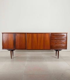 Large Mid-Century Italian Teak Sideboard