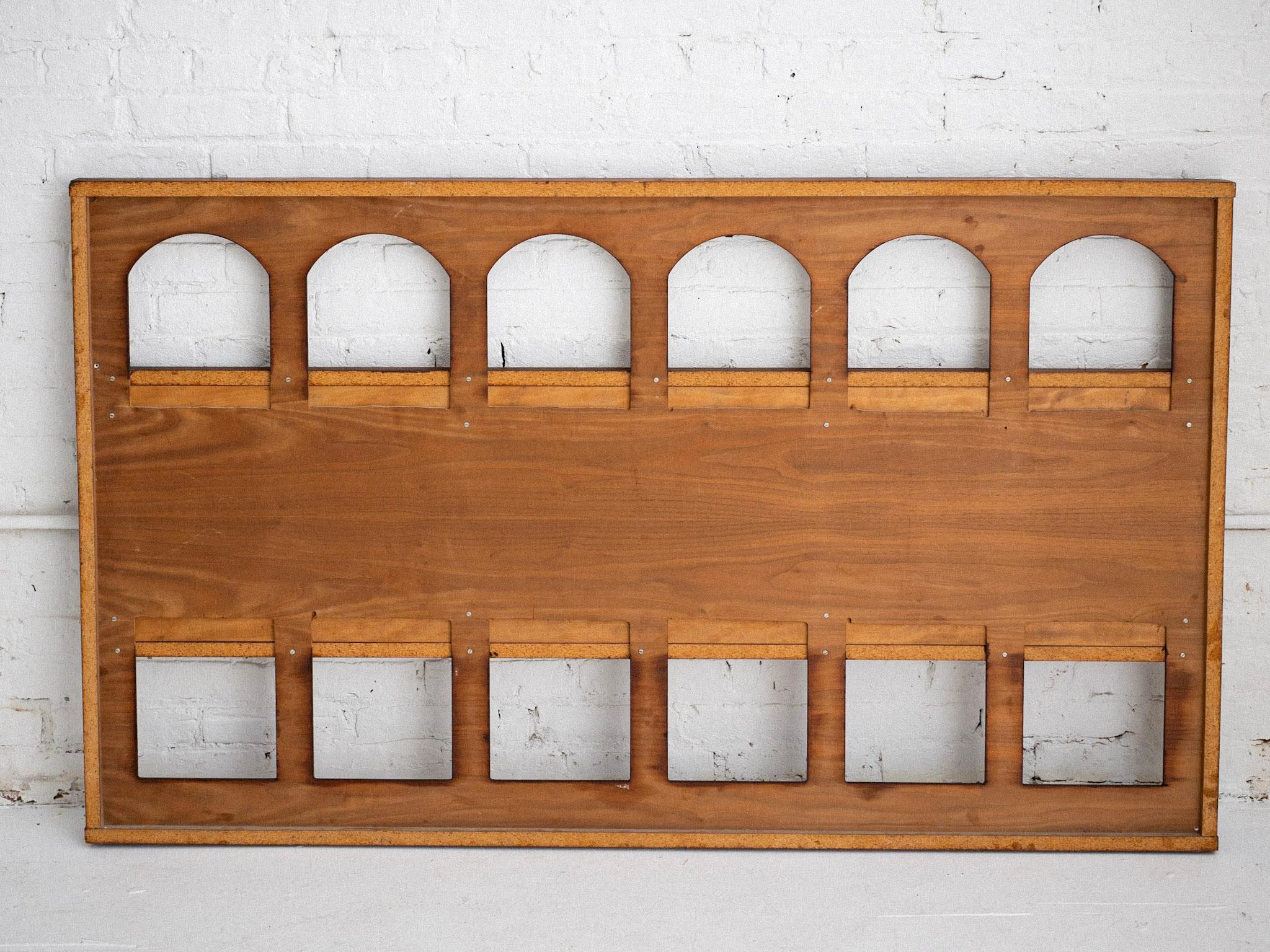 Large Mid Century Italian Wood Marquetry Panel For Sale 5