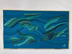 Grande arazzo da parete fatto a mano della metà del secolo scorso di Josefina Robirosa Fiber Art