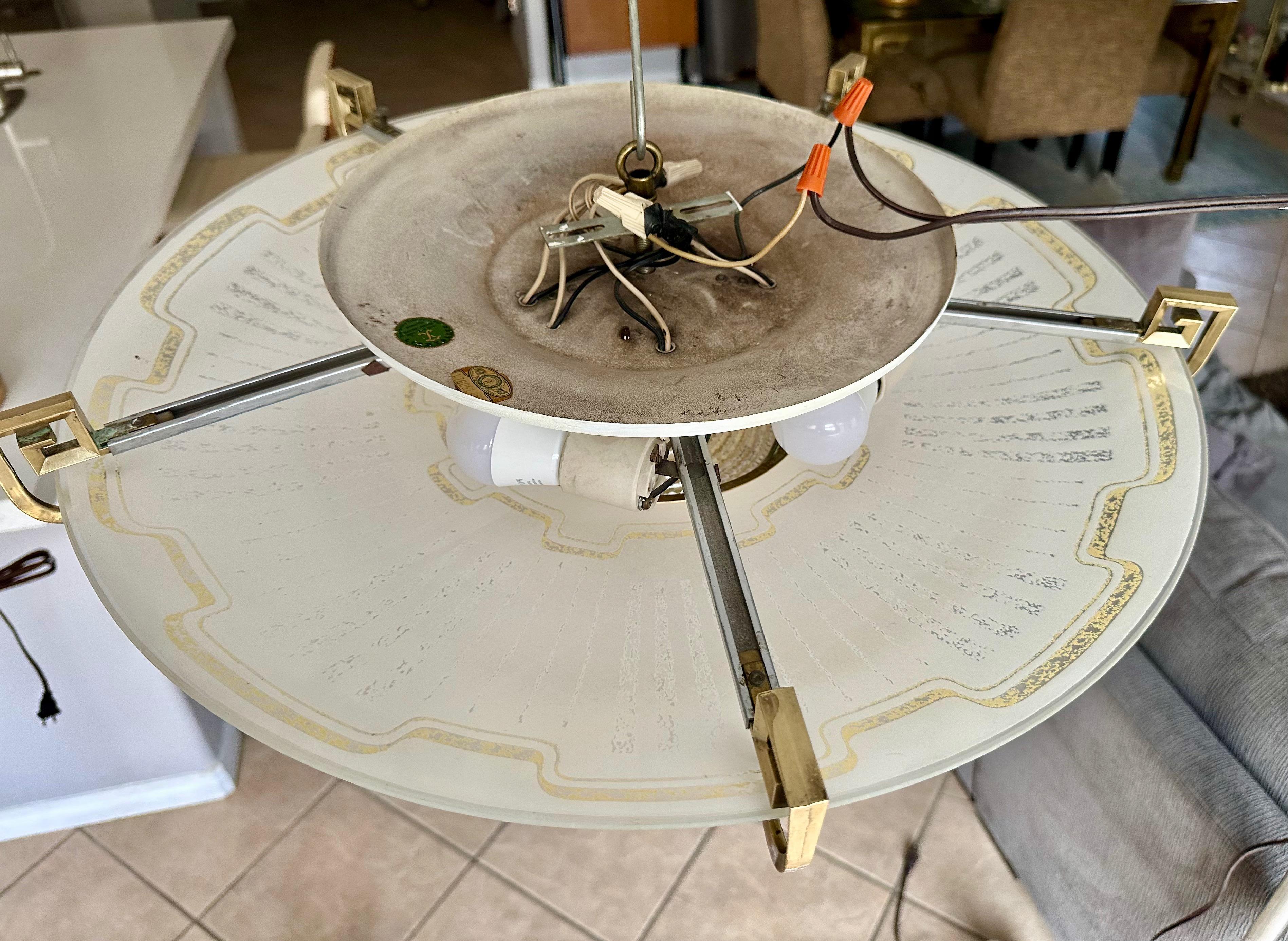 Grande lampada ad incasso Lightolier Pacemaker di metà secolo in vendita 11