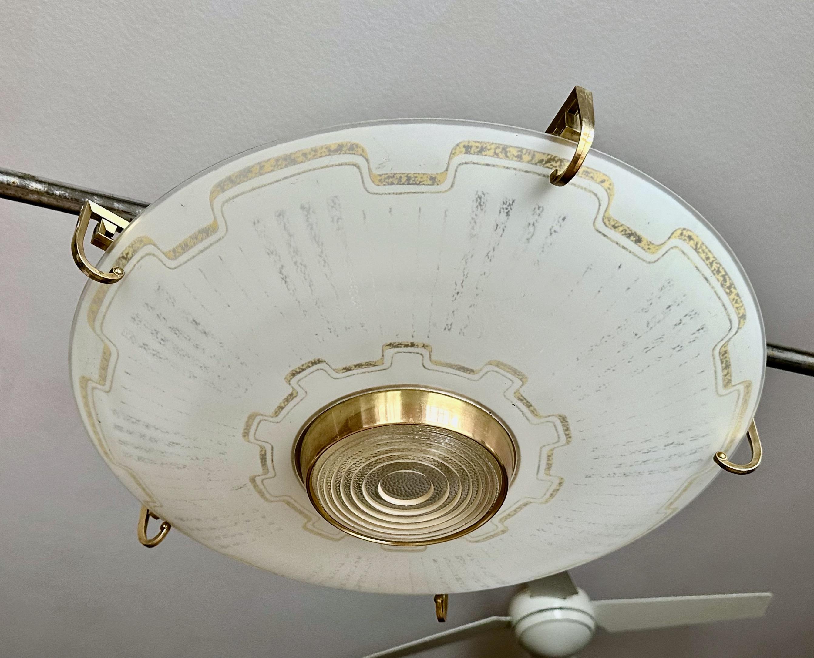 Americano Grande lampada ad incasso Lightolier Pacemaker di metà secolo in vendita