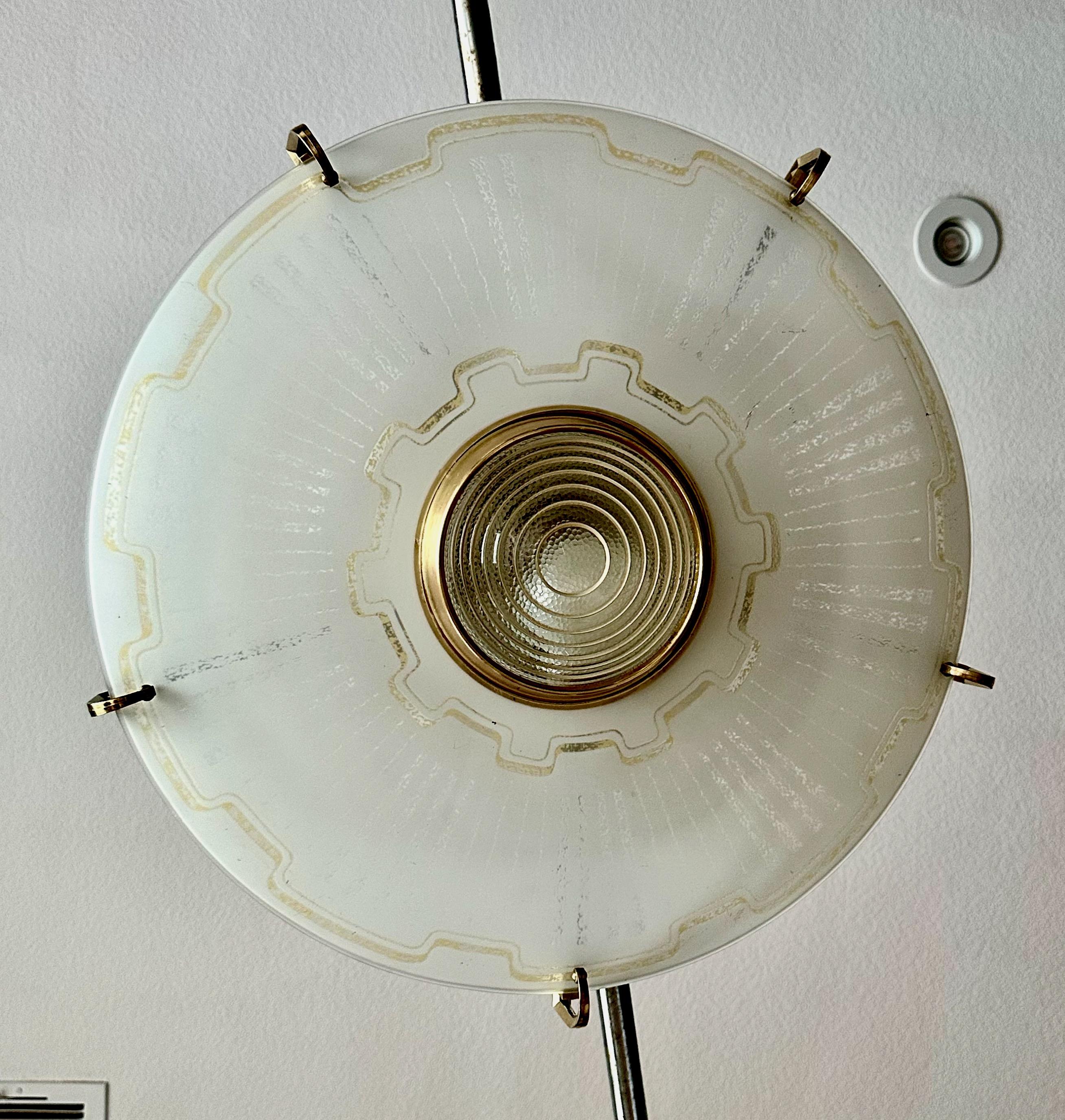 Grande lampada ad incasso Lightolier Pacemaker di metà secolo in vendita 1