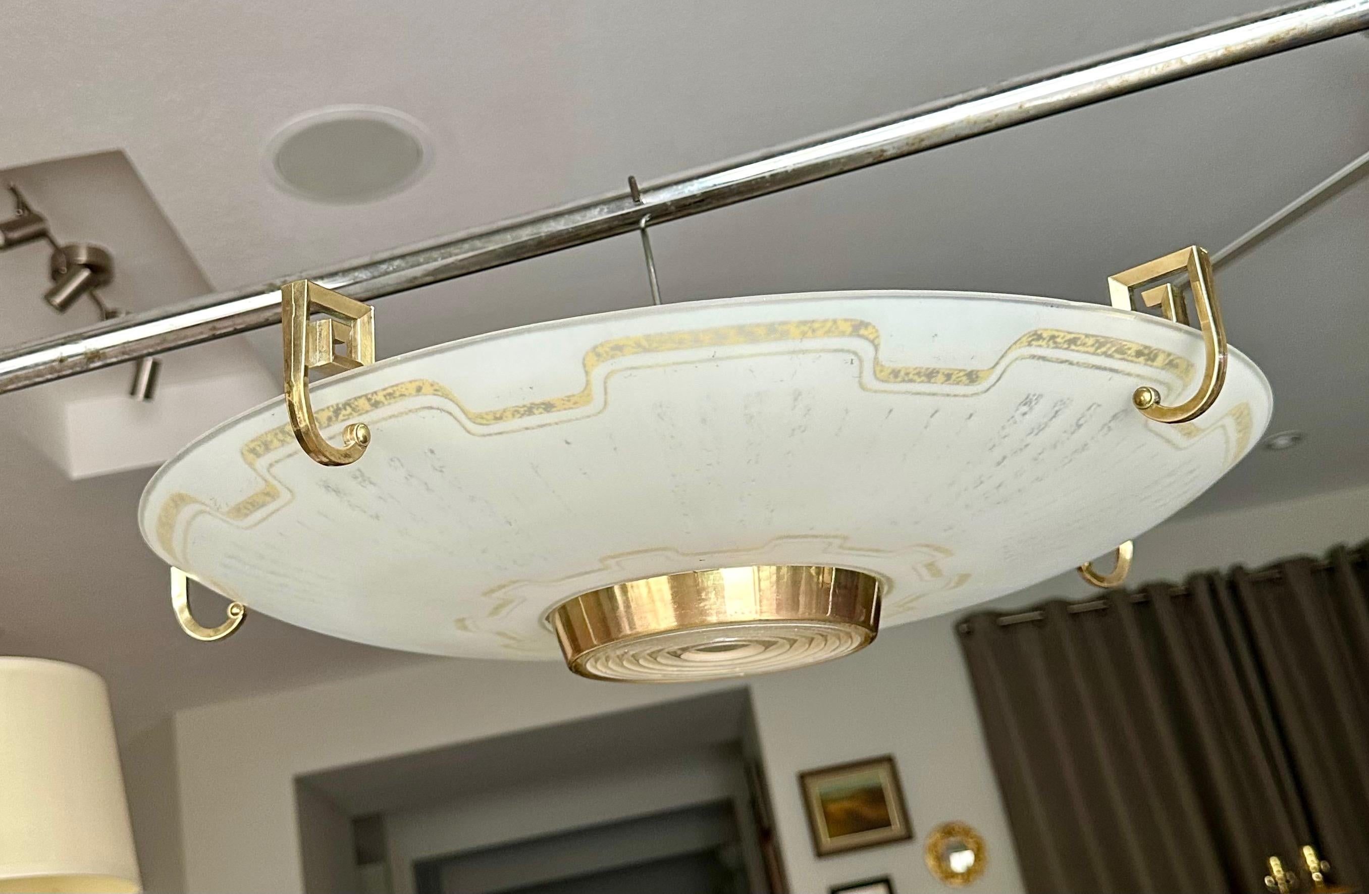 Grande lampada ad incasso Lightolier Pacemaker di metà secolo in vendita 2