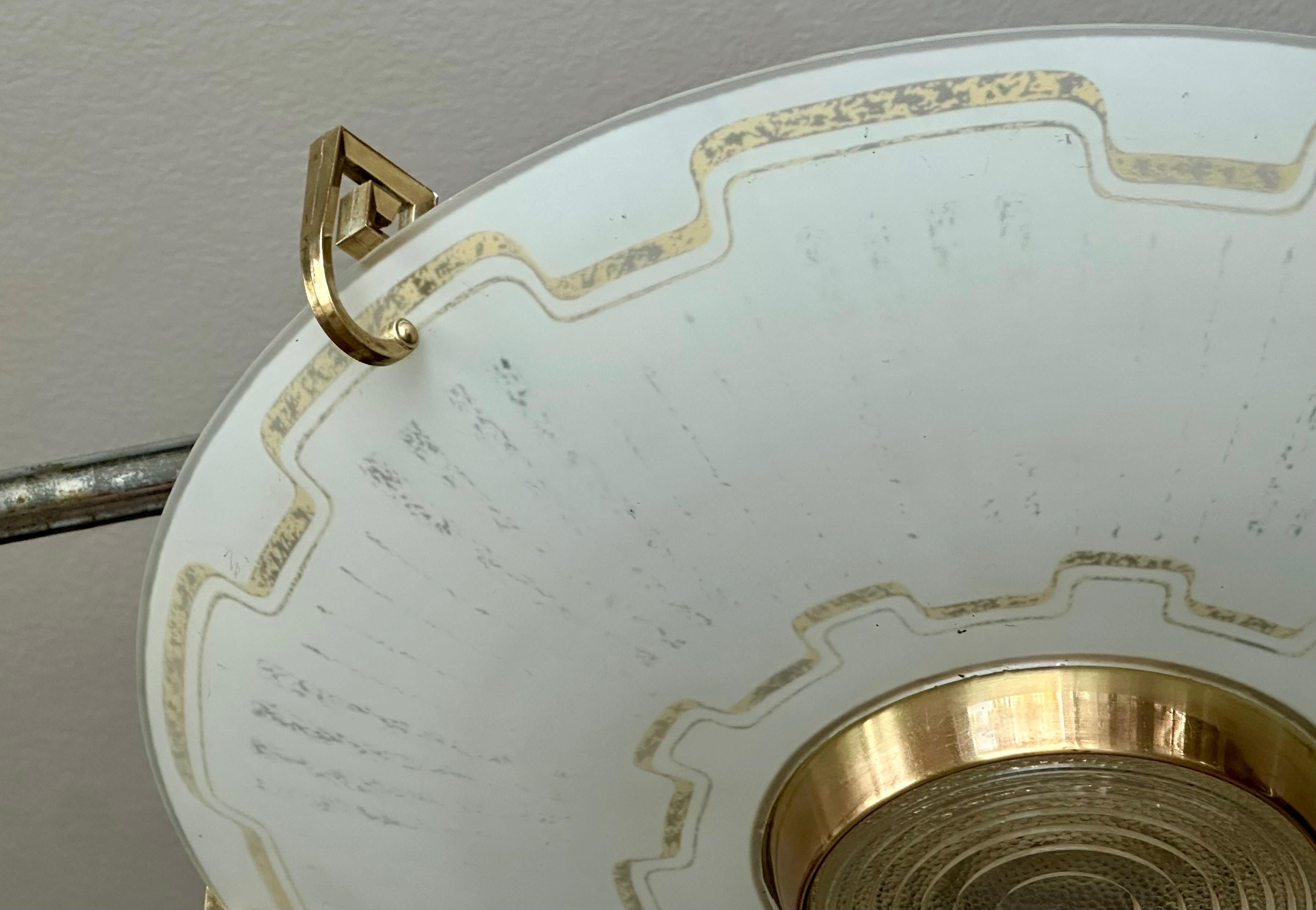 Grande lampada ad incasso Lightolier Pacemaker di metà secolo in vendita 3