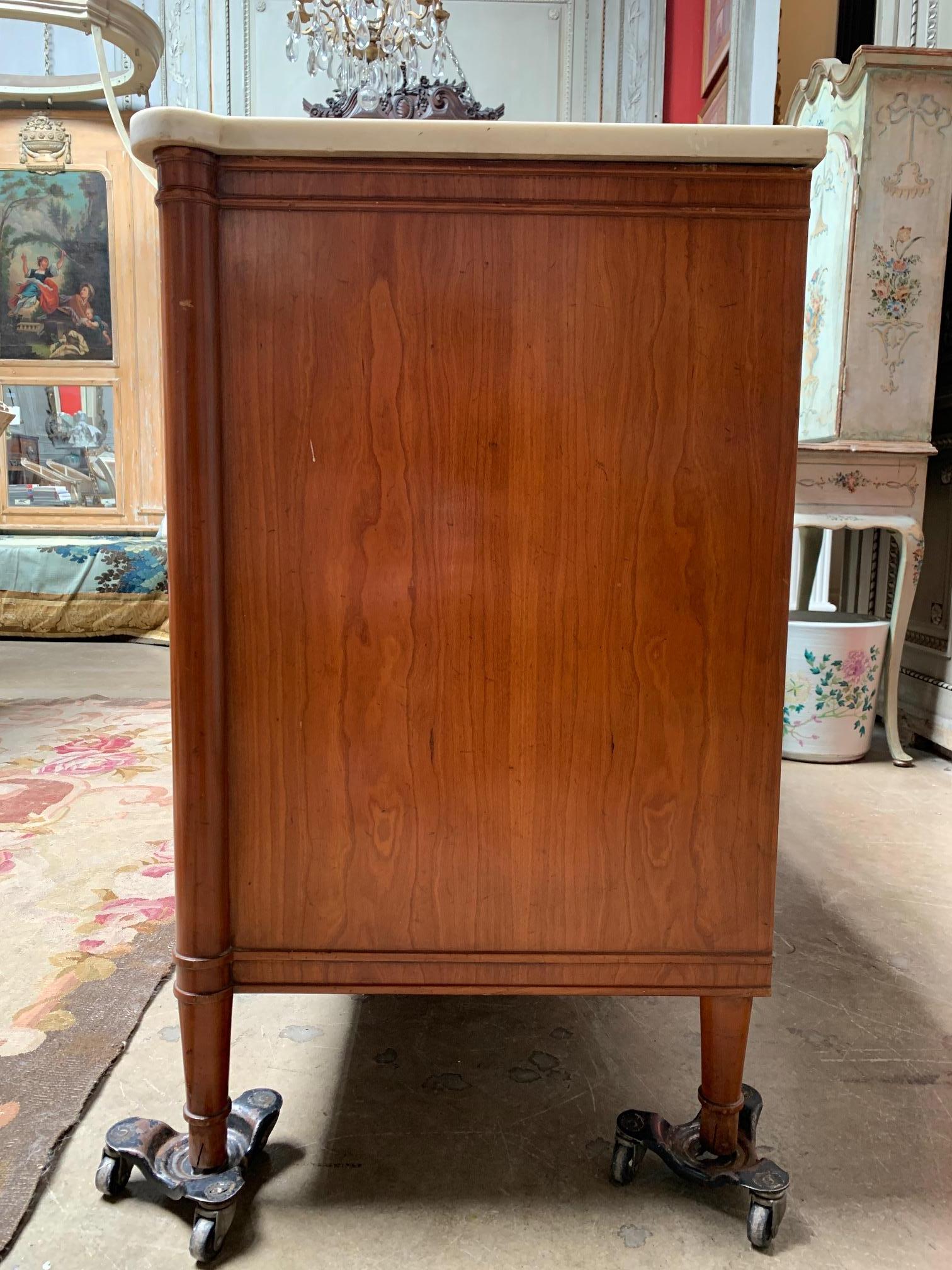 American Large Midcentury Louis XVI Style Chest of Drawers