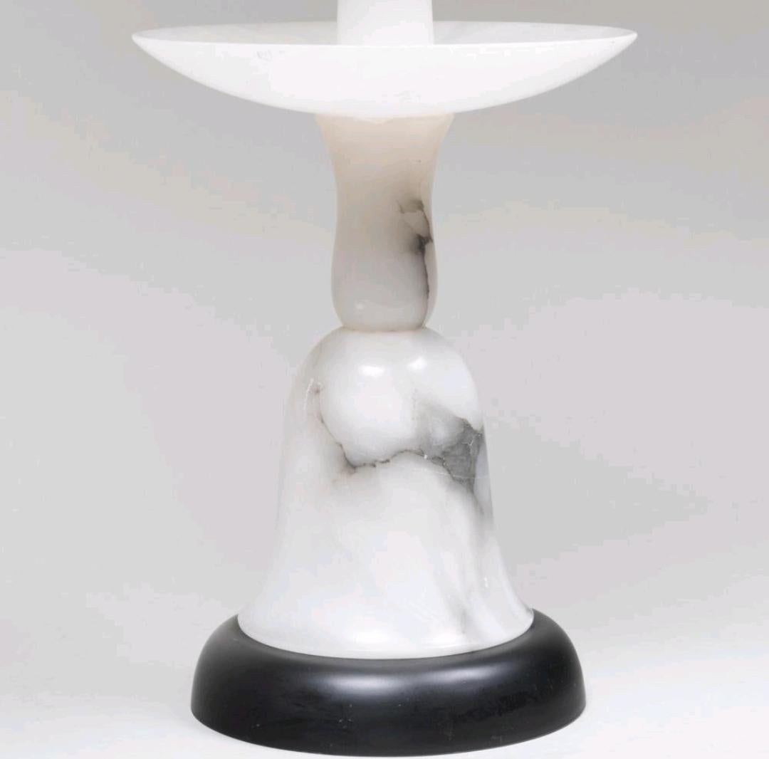 Große Marmorlampe aus der Mitte des Jahrhunderts (Mitte des 20. Jahrhunderts) im Angebot