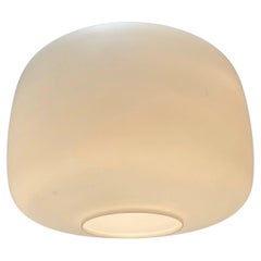 Large Mid-Century Milk Glass Pendant, 1960's