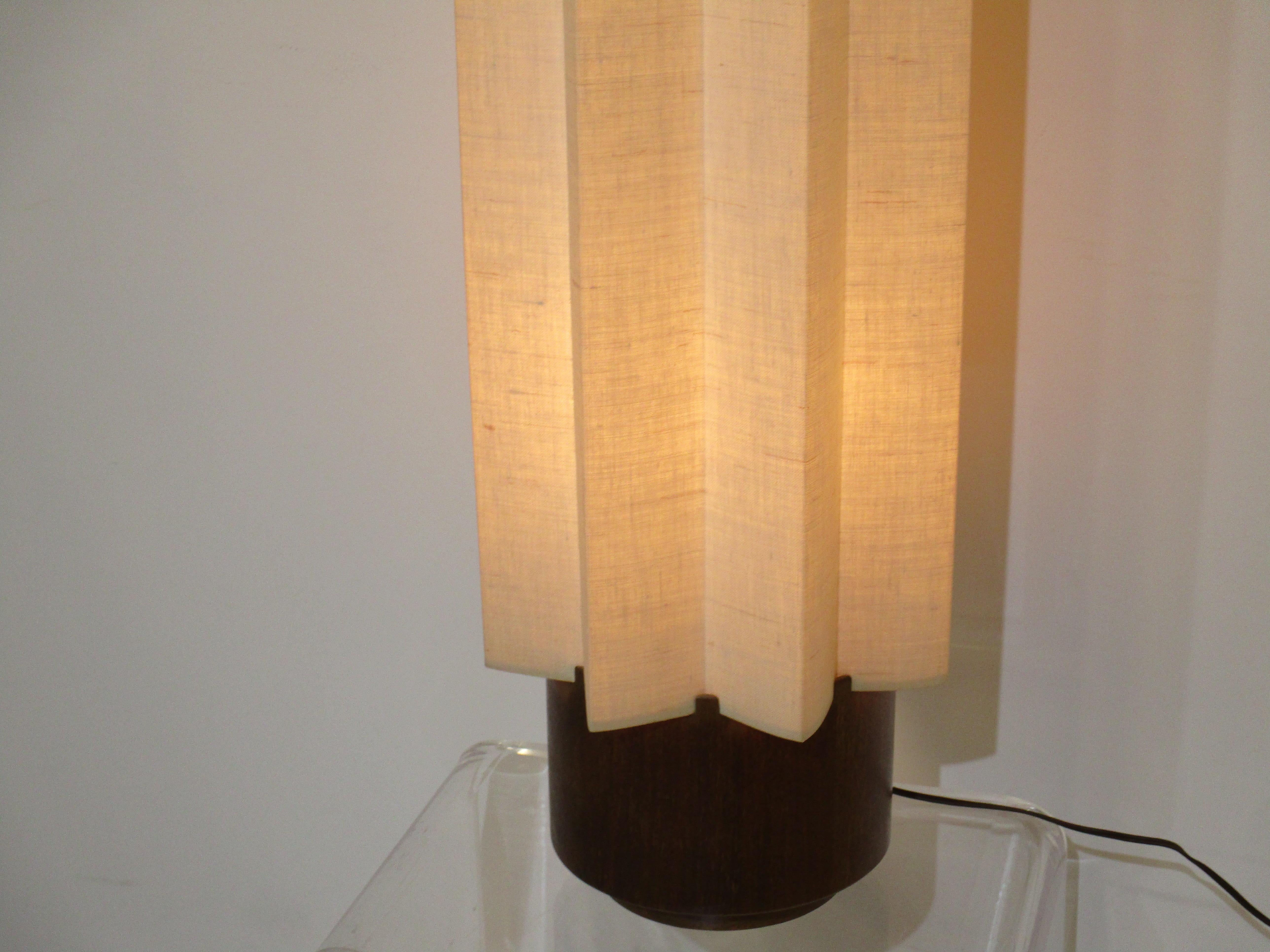Large Mid Century Modeline / Keal / Pearsall Styled Table Lamp 2