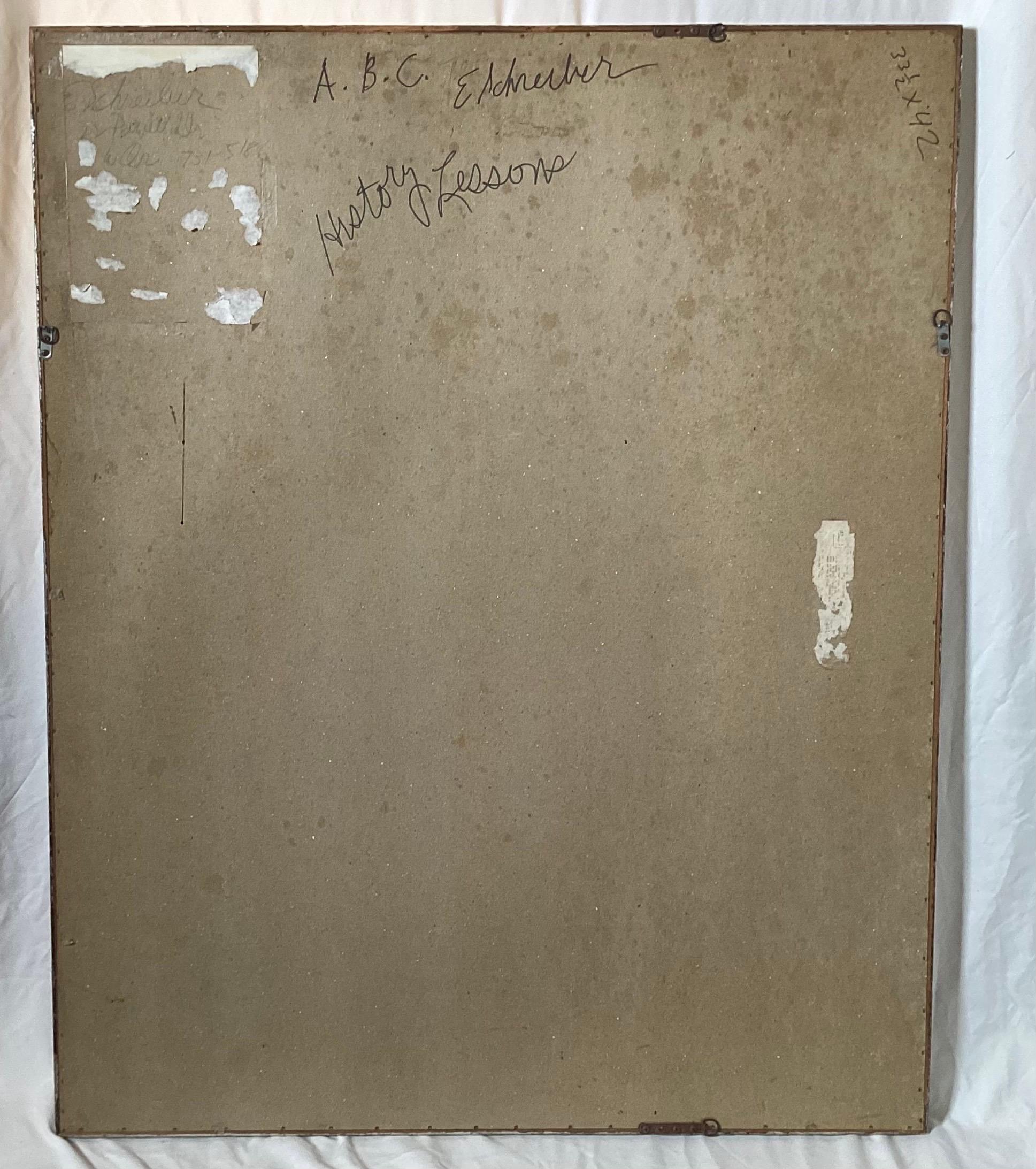 Large Mid Century Modern Abstract Collage by Eileen Schreiber en vente 2