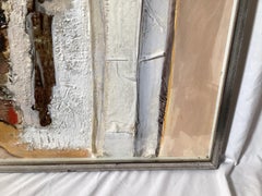 Large Mid Century Modern Abstract Collage by Eileen Schreiber