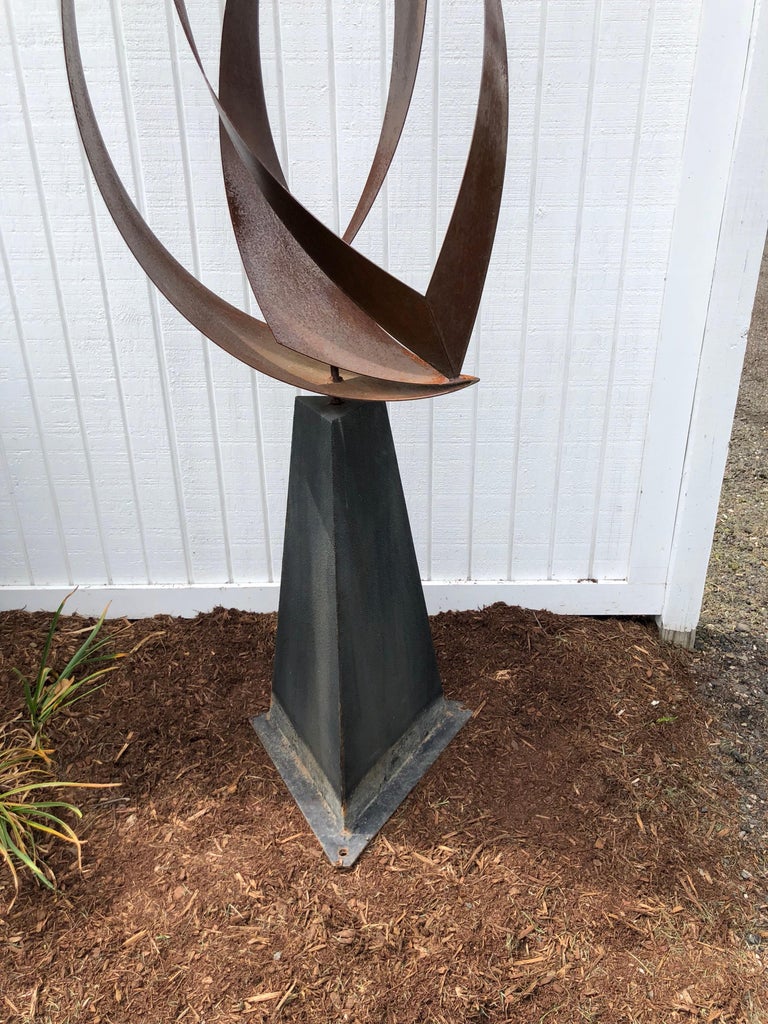 Large MidCentury Modern Abstract Garden Sculpture For Sale at 1stdibs