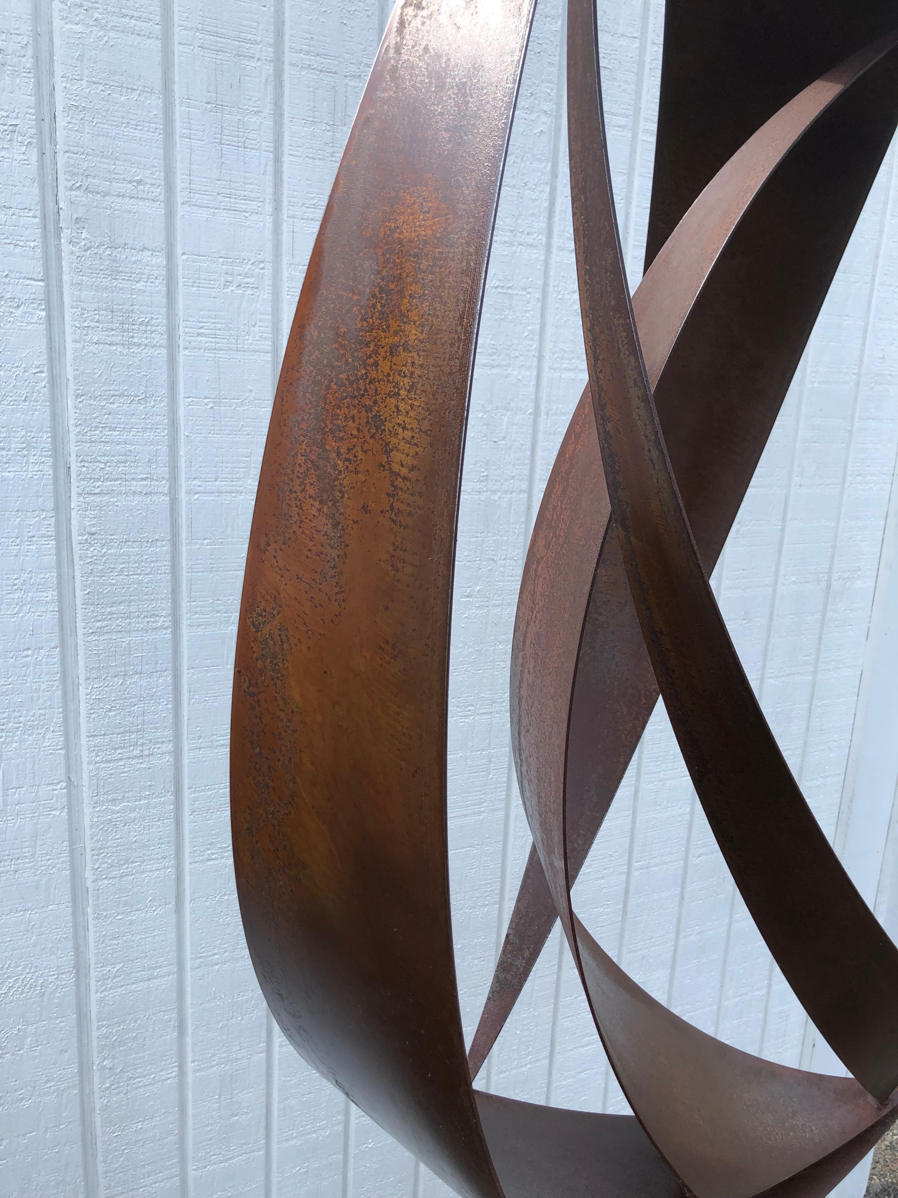 Large Mid-Century Modern Abstract Garden Sculpture In Good Condition In Redding, CT