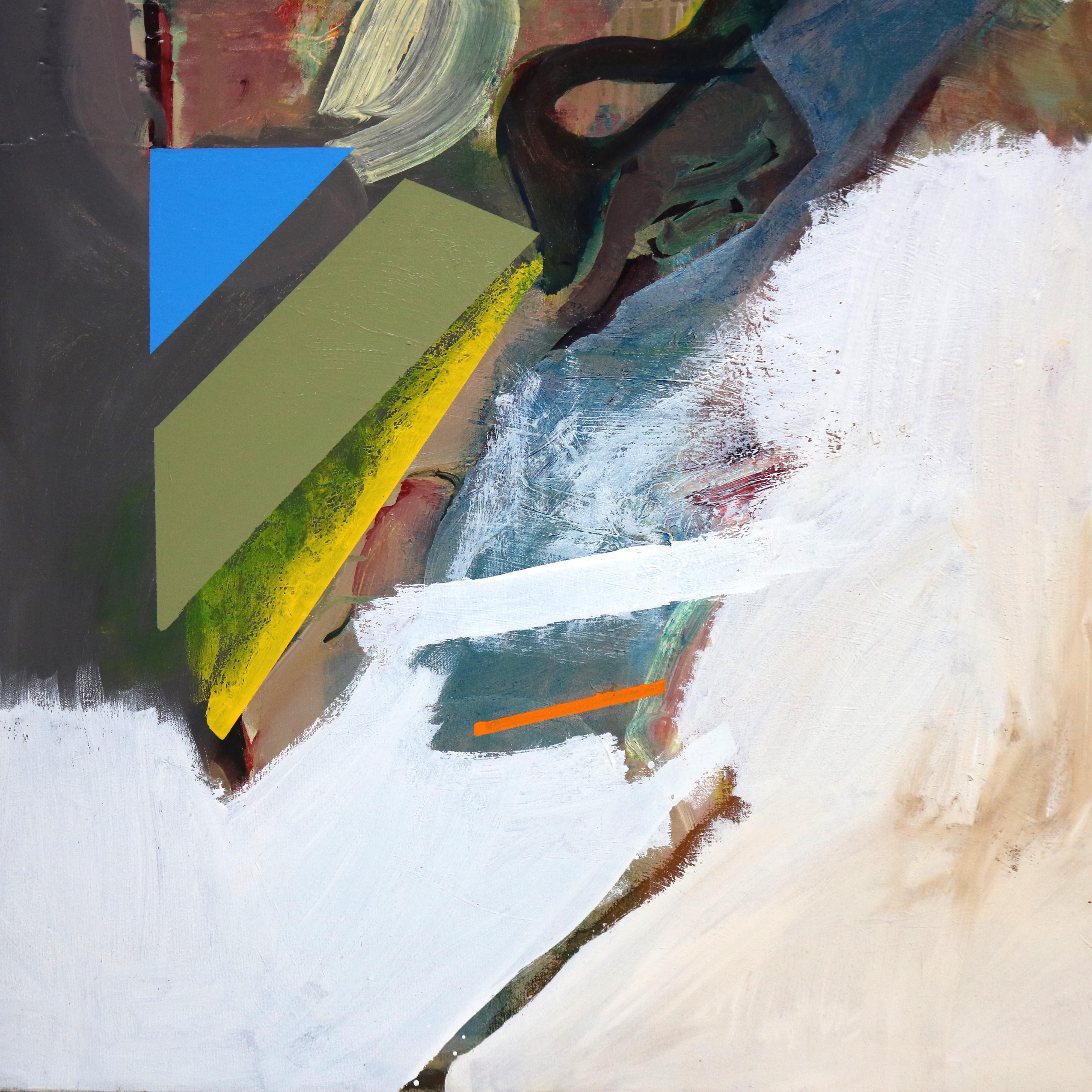 Große Mid Century Modern Abstract Impressionist Öl auf Leinwand Gemälde signiert von Sharie Jones C1968

Maße - 40 