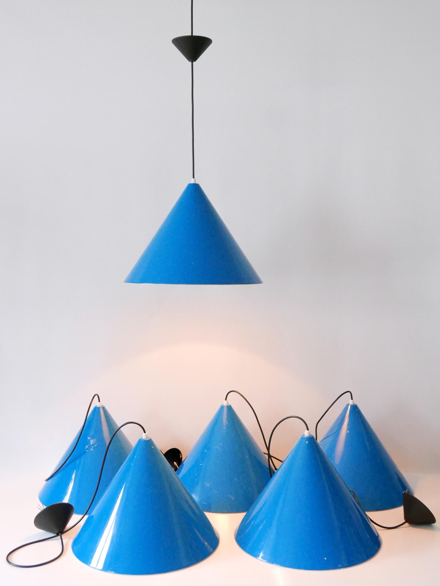 Peint Grandes lampes à suspension Billard The Moderns de Louis Poulsen Danemark 1960s en vente