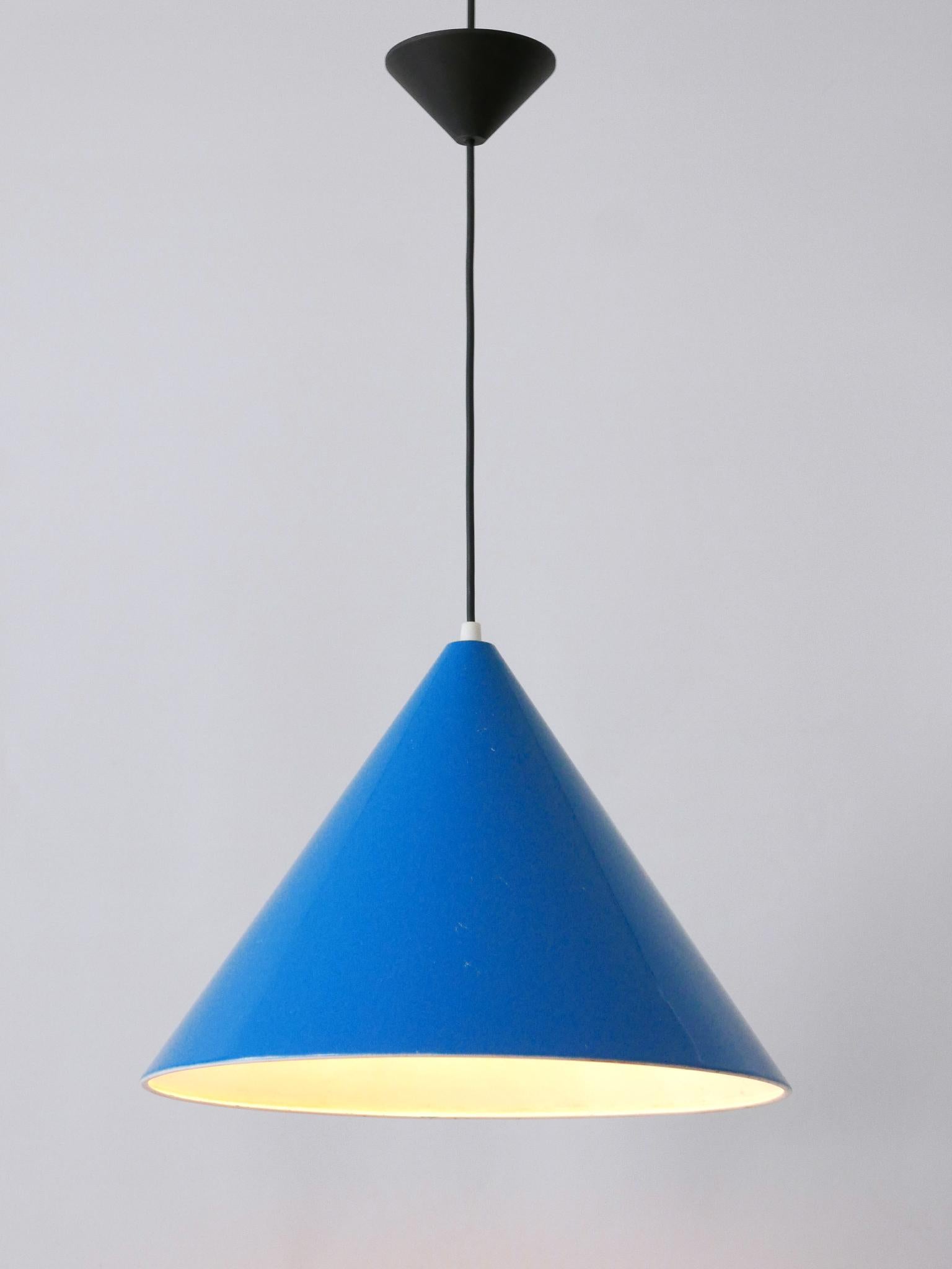 Mid-20th Century Large Mid Century Modern Billard Pendant Lamps by Louis Poulsen Denmark 1960s For Sale