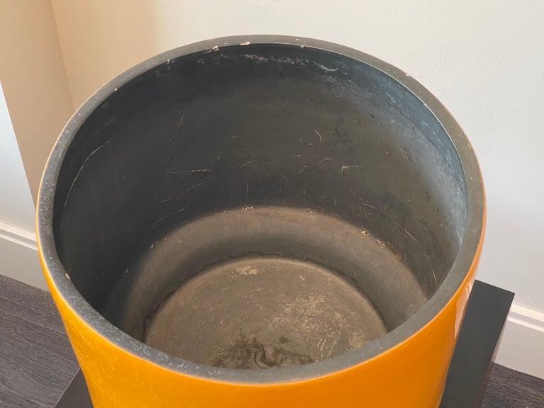 Large Mid Century Modern Bright Orange Planter For Sale At Photo Inspiration