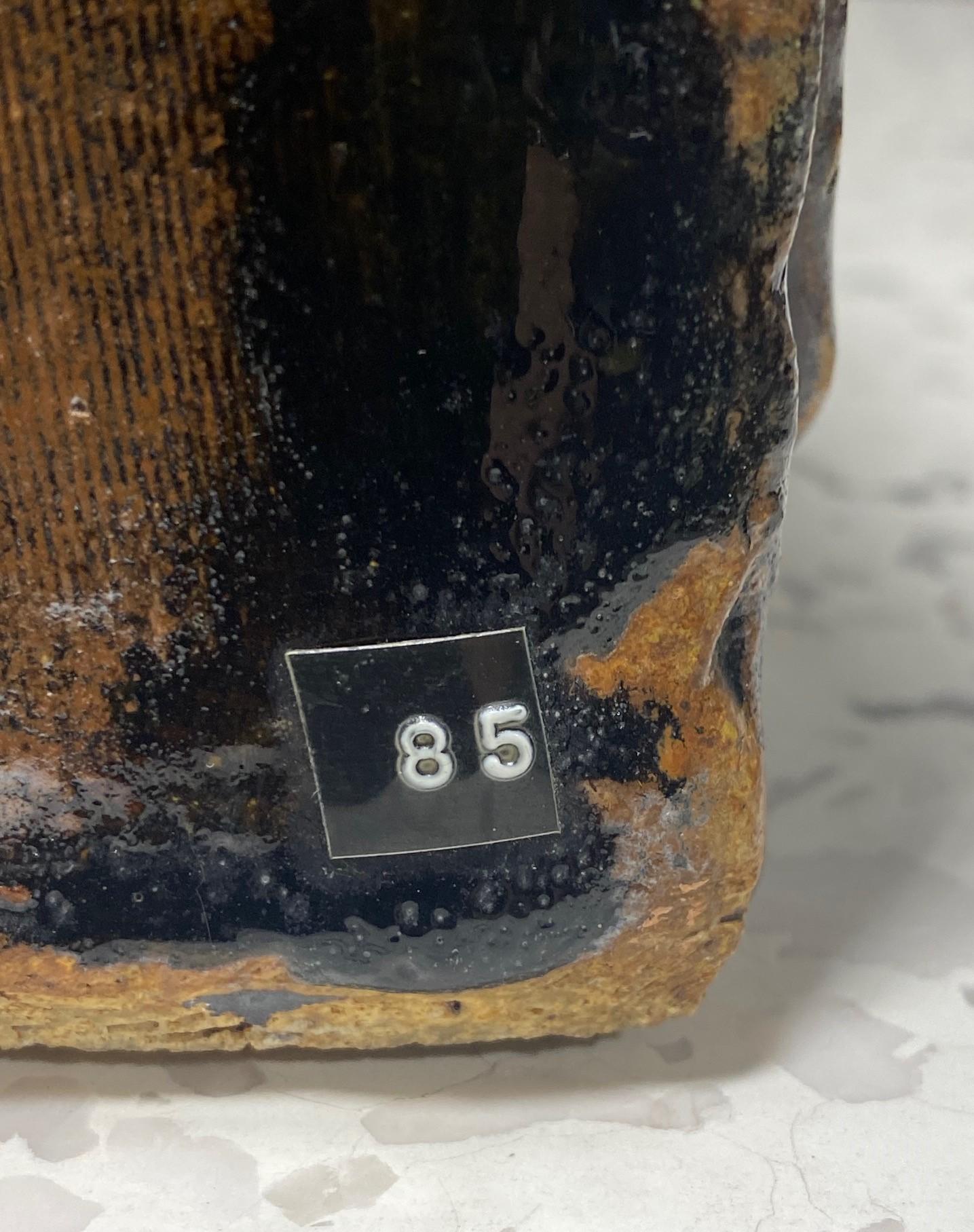 Large Mid-Century Modern Brutalist Voulkos Style Pottery Vase Vessel Sculpture For Sale 13