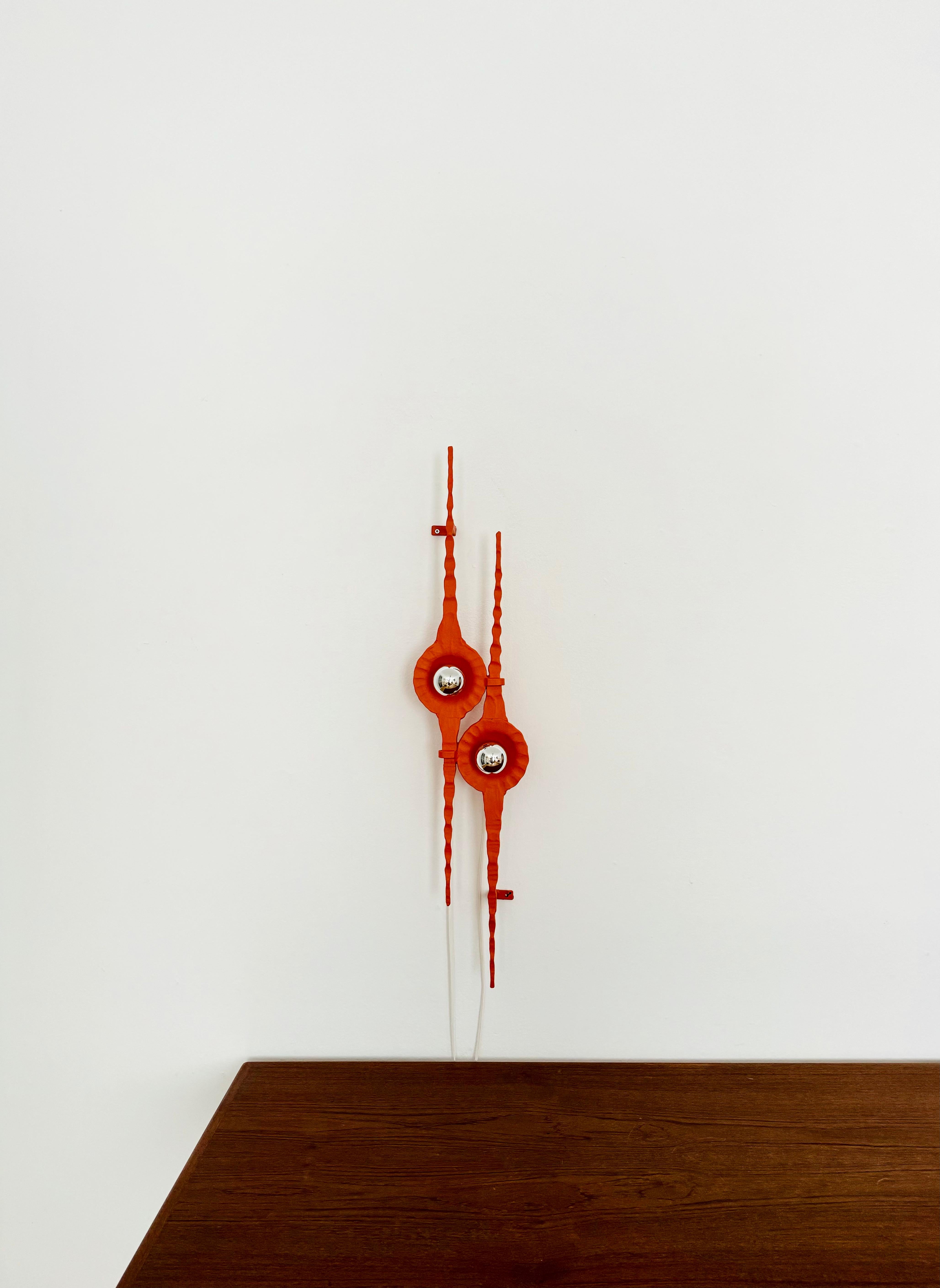 Large Mid-Century Modern Brutalist Wall Lamp or Iron Sculpture In Good Condition In München, DE