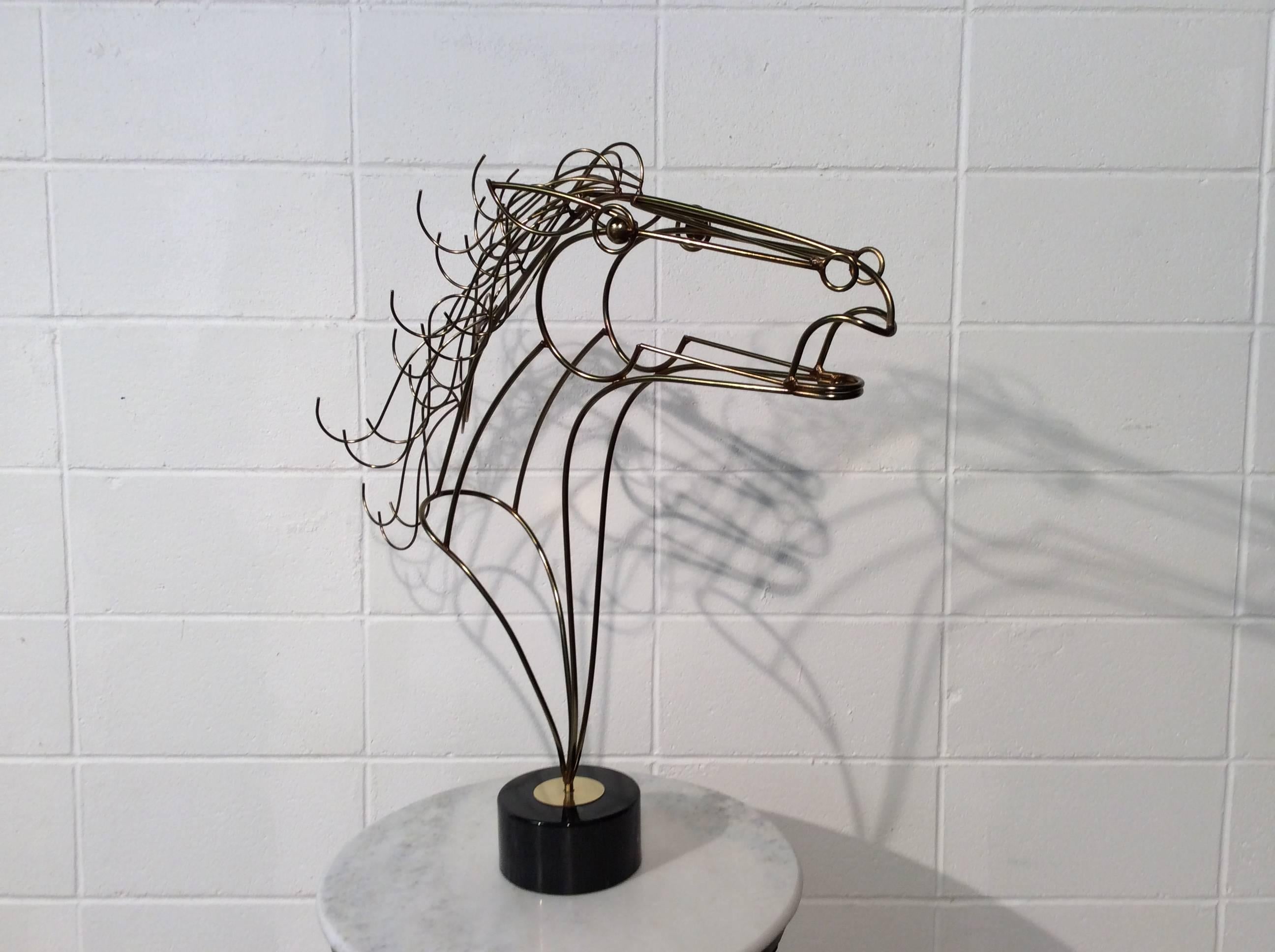 wire horse sculpture for sale