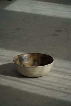 Large Mid-Century Modern Ceramic Bowl by Nils Kähler, Denmark, 1979