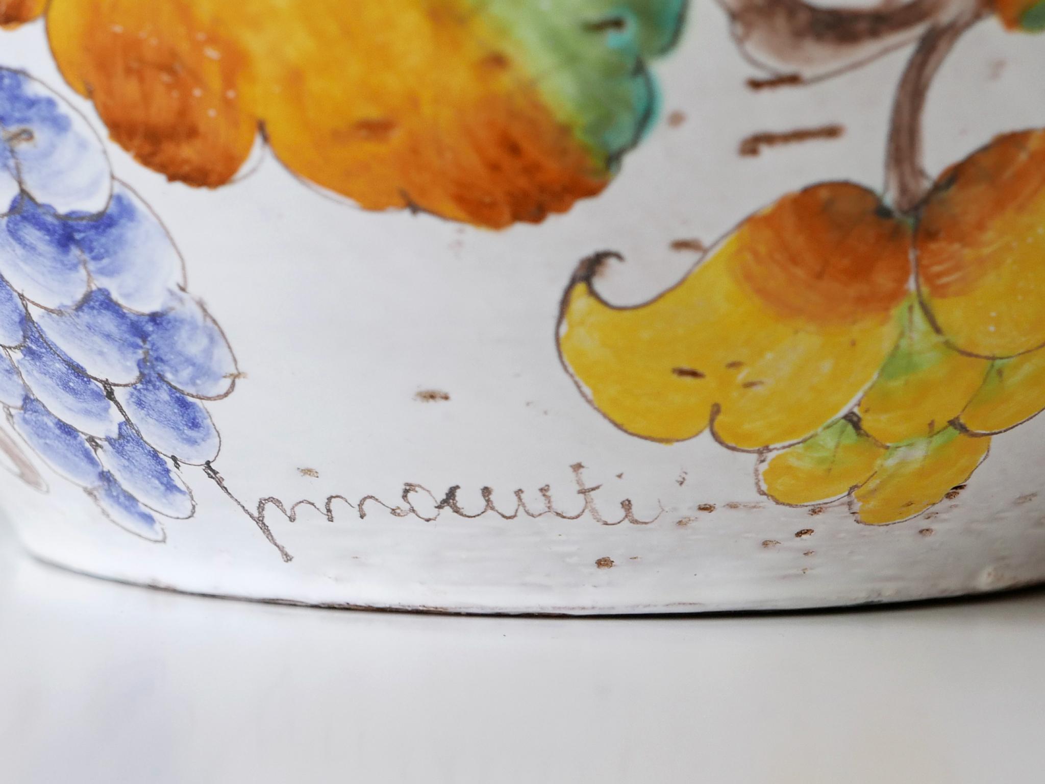 Large Mid Century Modern Ceramic Table Lamp by Romano Innocenti Italy 1960s For Sale 12