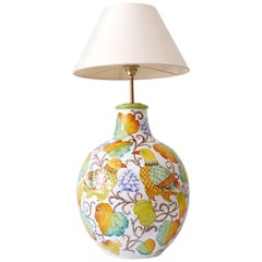 Grande lampada da tavolo in ceramica del Mid Century Modern di Romano Innocenti Italia 1960