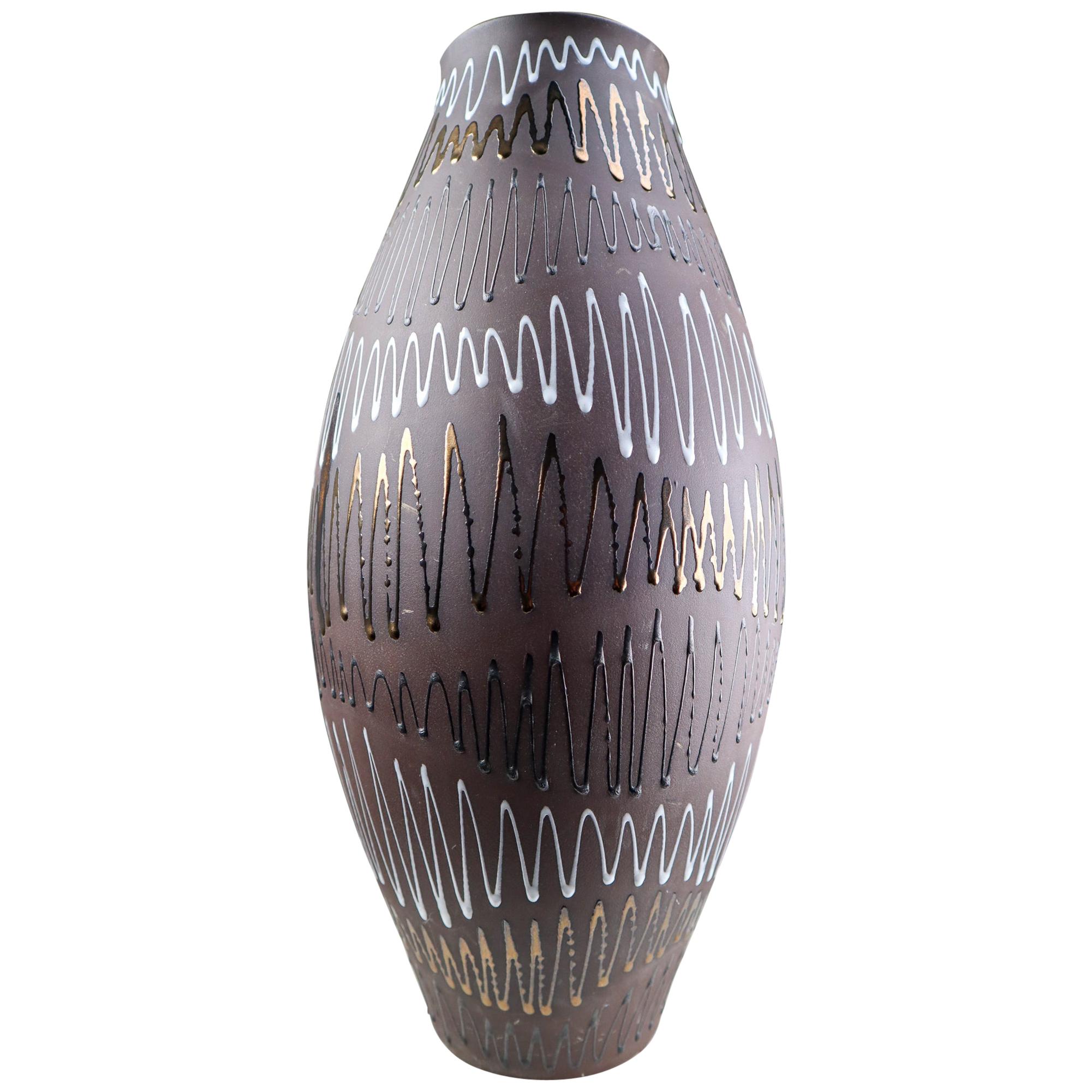 Large Mid-Century Modern Ceramic Vase, Austria, 1960s