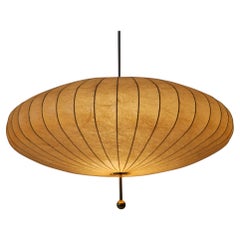 Grande lampada a sospensione o lampada a sospensione Cocoon di Goldkant del 1960