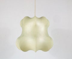 Large Mid-Century Modern Cocoon Pendant Light, 1960s, Italy