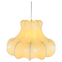 Large Mid-Century Modern Cocoon Pendant Light, 1960s, Italy