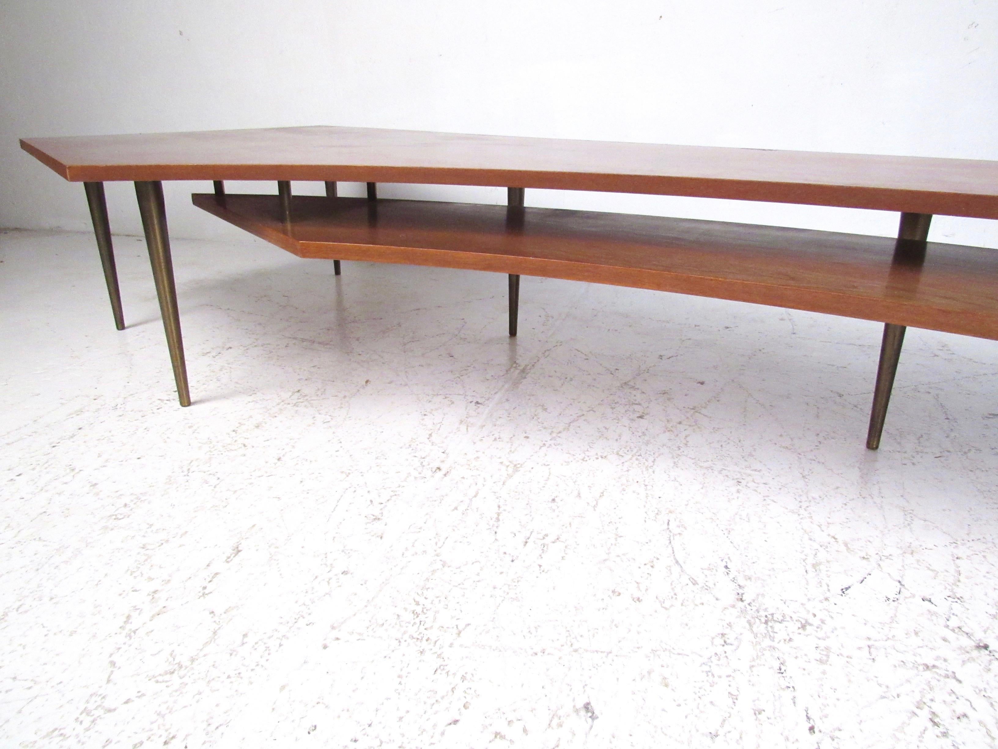 Mid-20th Century Large Mid-Century Modern Coffee Table For Sale