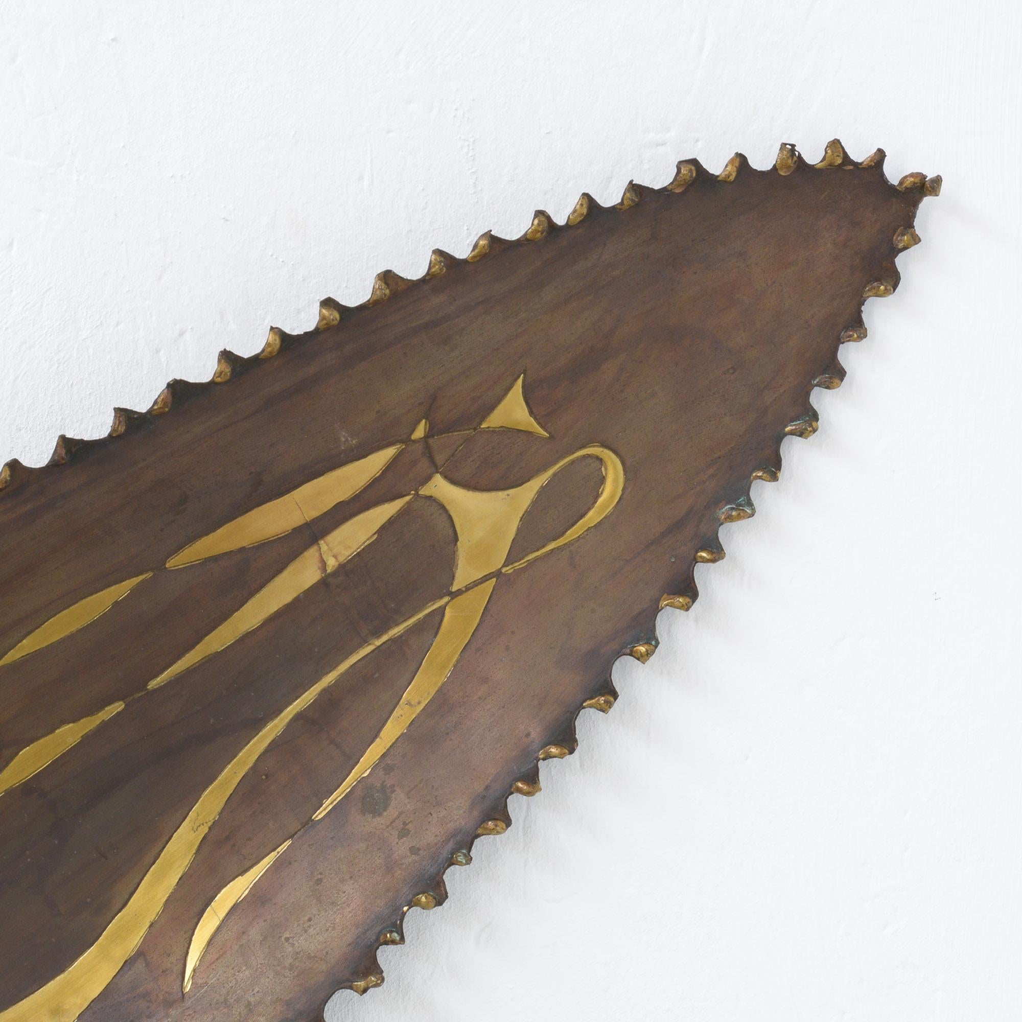 Large MidCentury Modern Copper Plate For Sale at 1stDibs