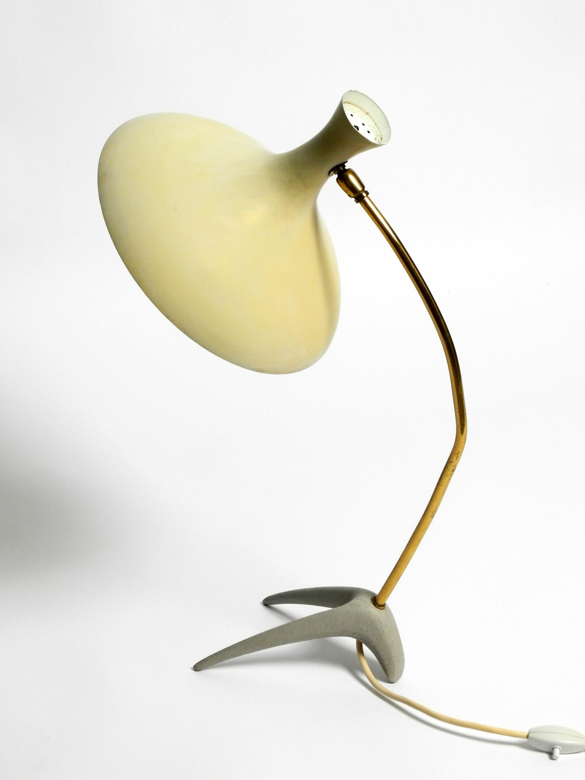 Large Mid Century Modern crow's foot table lamp by Karl Heinz Kinsky for Cosack For Sale 10