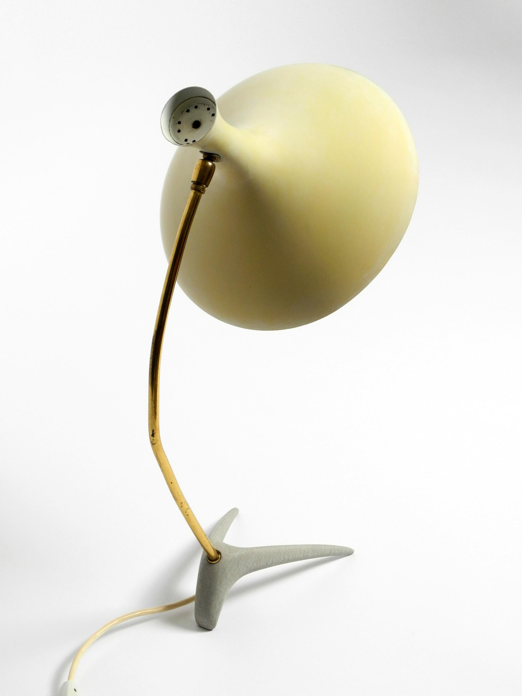 Mid-20th Century Large Mid Century Modern crow's foot table lamp by Karl Heinz Kinsky for Cosack For Sale