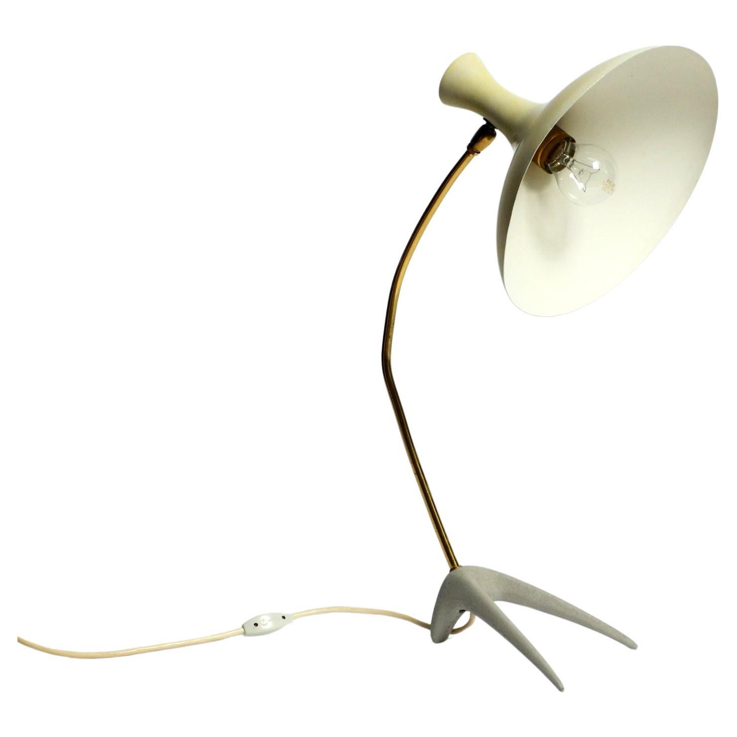 Large Mid Century Modern crow's foot table lamp by Karl Heinz Kinsky for Cosack For Sale