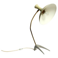 Retro Large Mid Century Modern crow's foot table lamp by Karl Heinz Kinsky for Cosack