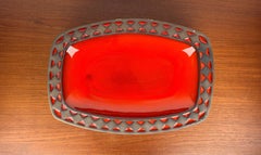 Large Mid-Century Modern Danish Studio Pottery Bowl from Frank Keramik, 1960s