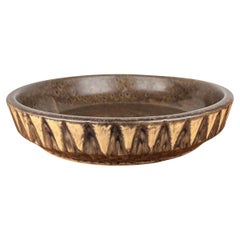 Large Mid-Century Modern Danish Studio Pottery Bowl from Lovemose, 1960s