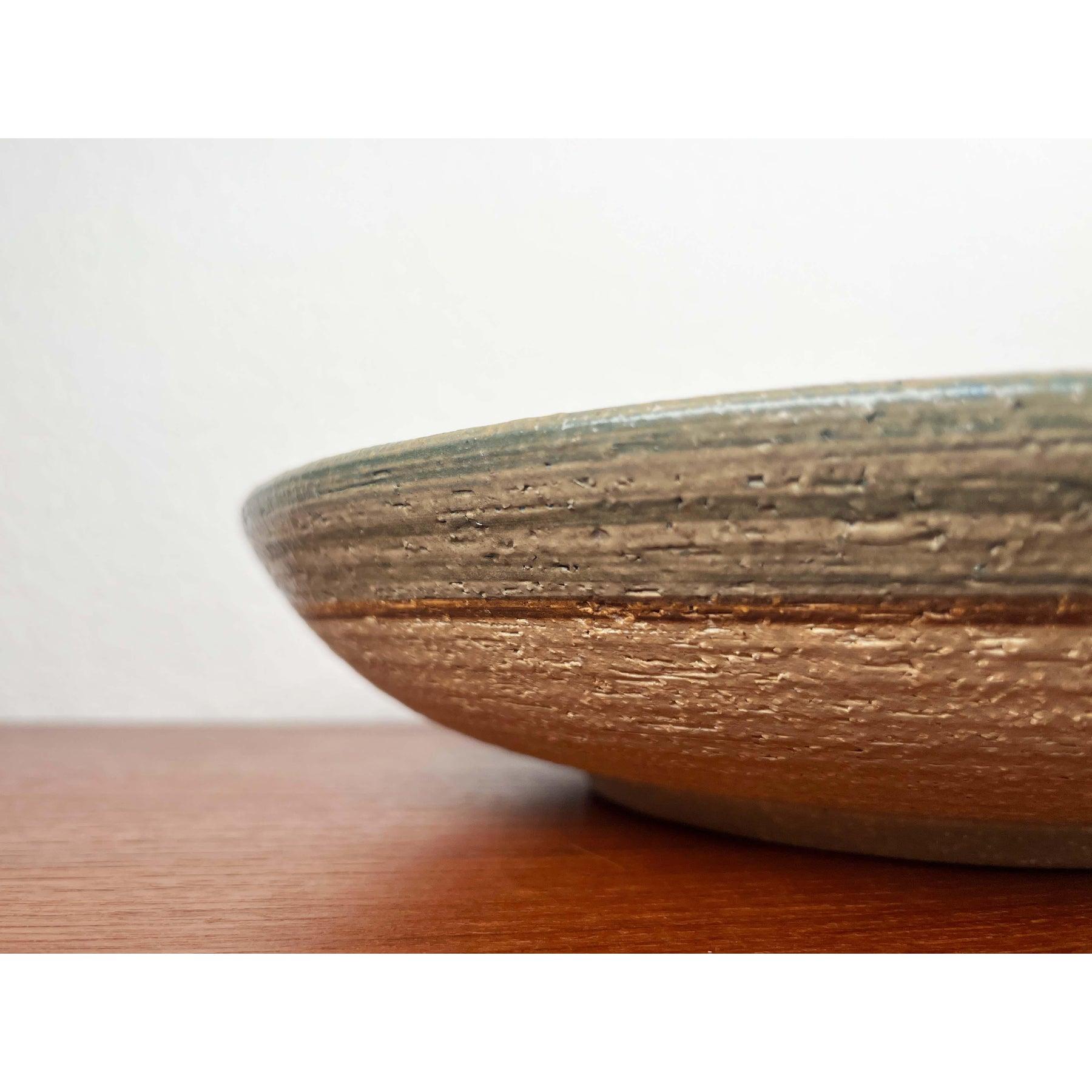 Gran cuenco danés moderno de mediados de siglo de Studio Pottery de Søholm, años 60 en venta 5