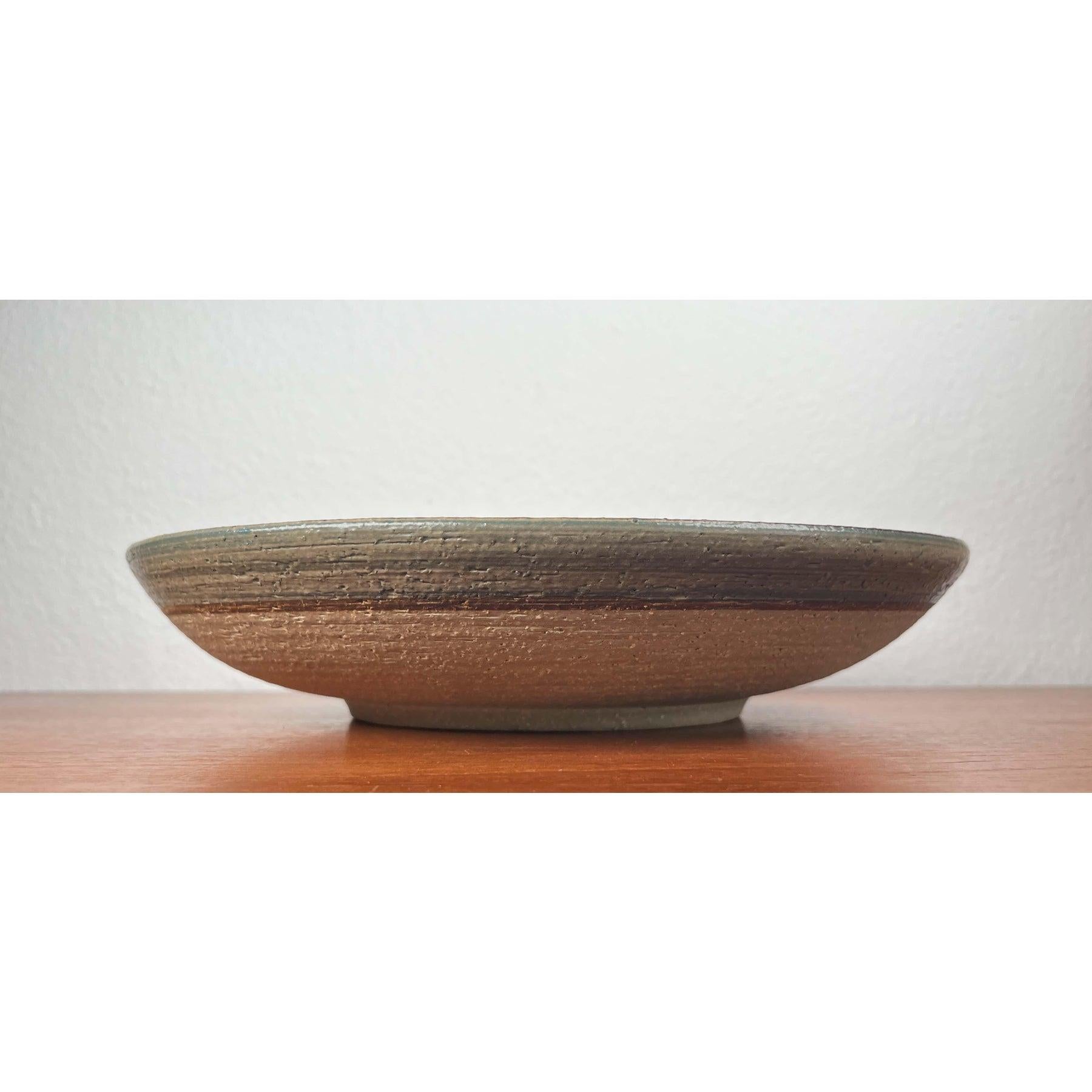 Gran cuenco danés moderno de mediados de siglo de Studio Pottery de Søholm, años 60 en venta 8