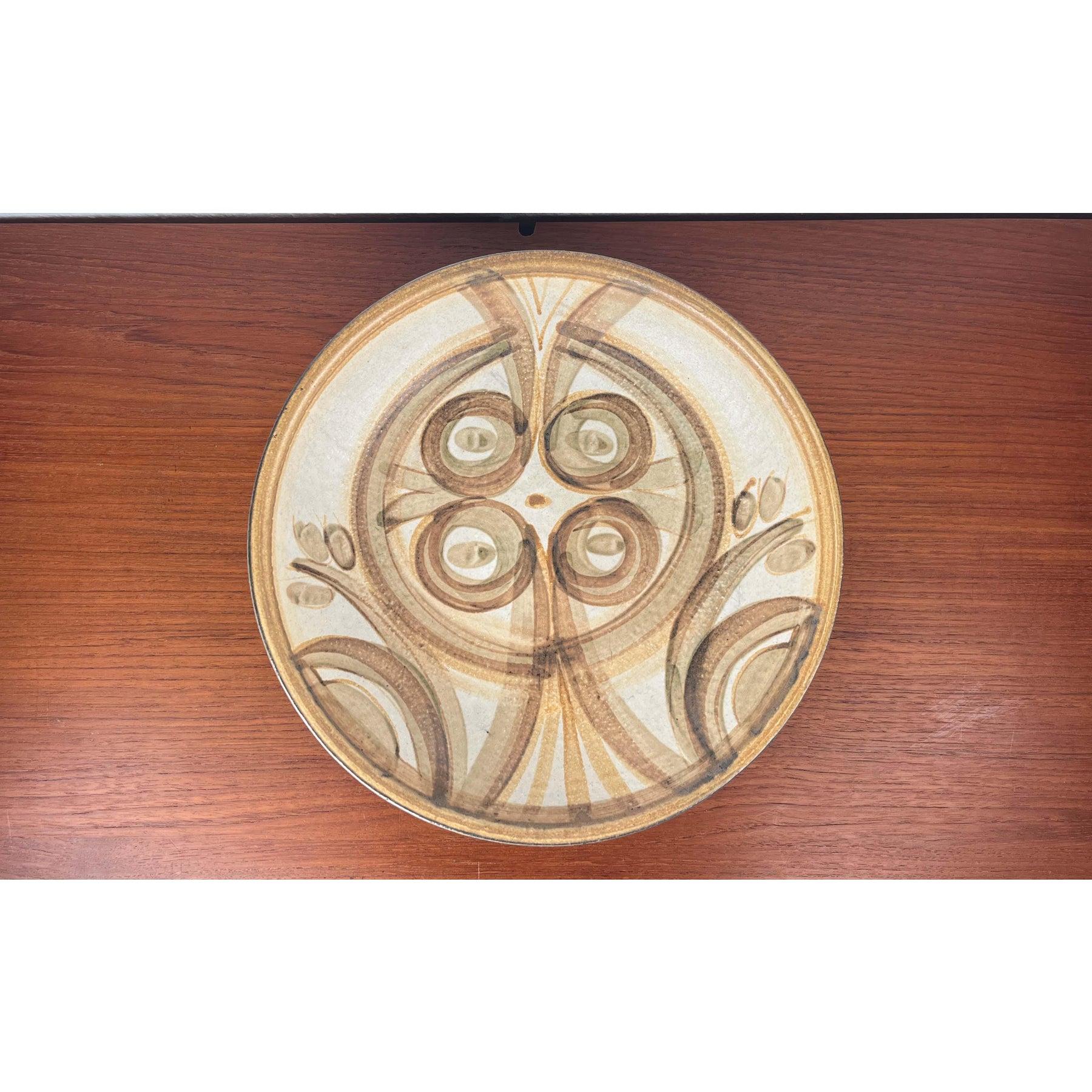Gran cuenco danés moderno de mediados de siglo de Studio Pottery de Søholm, años 60 Danés en venta