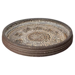 Large Mid-Century Modern Danish Studio Pottery Bowl, Henri Keramik, 1960s
