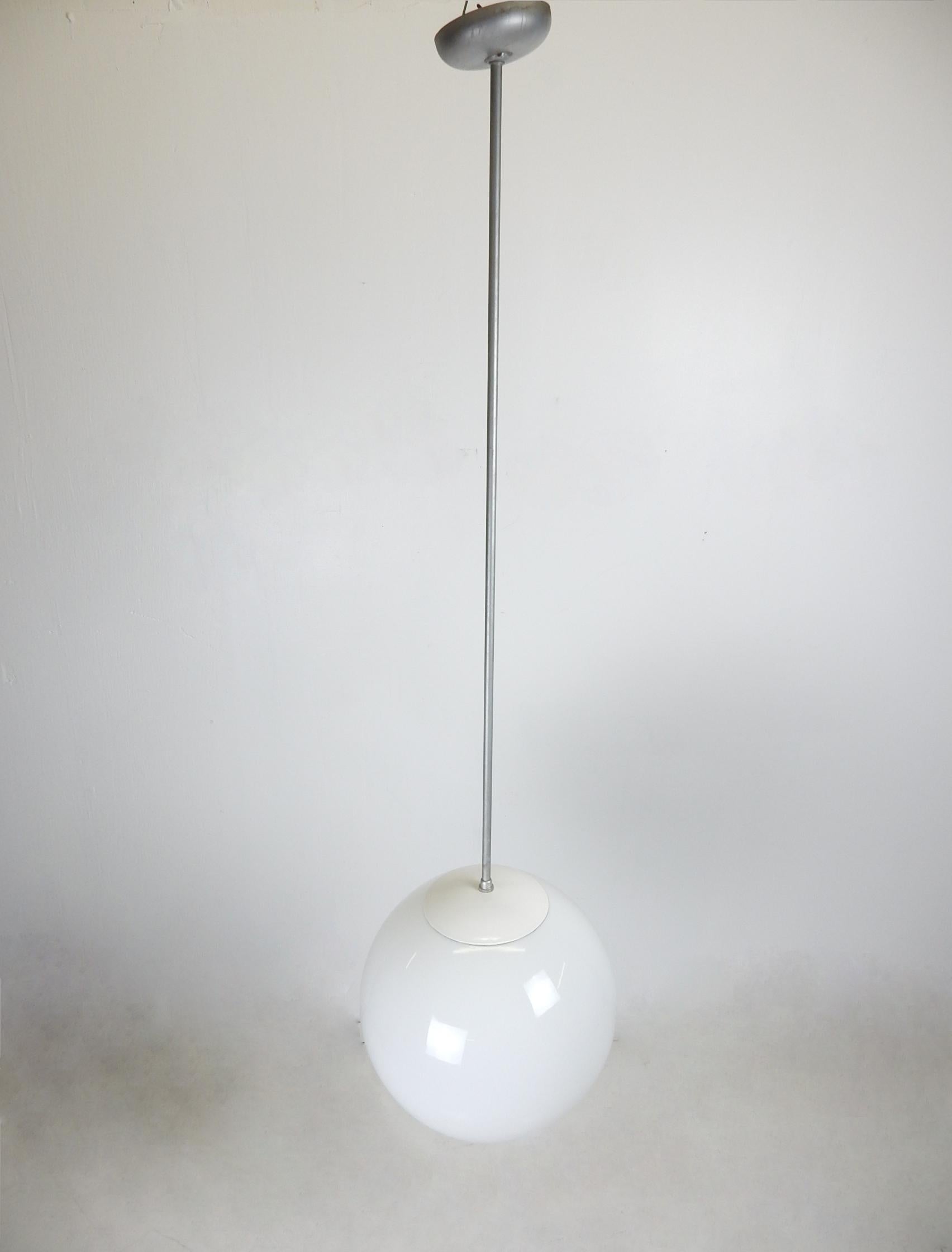 20th Century Large Mid-Century Modern Eichler Architectural Ball Pendant Lamp