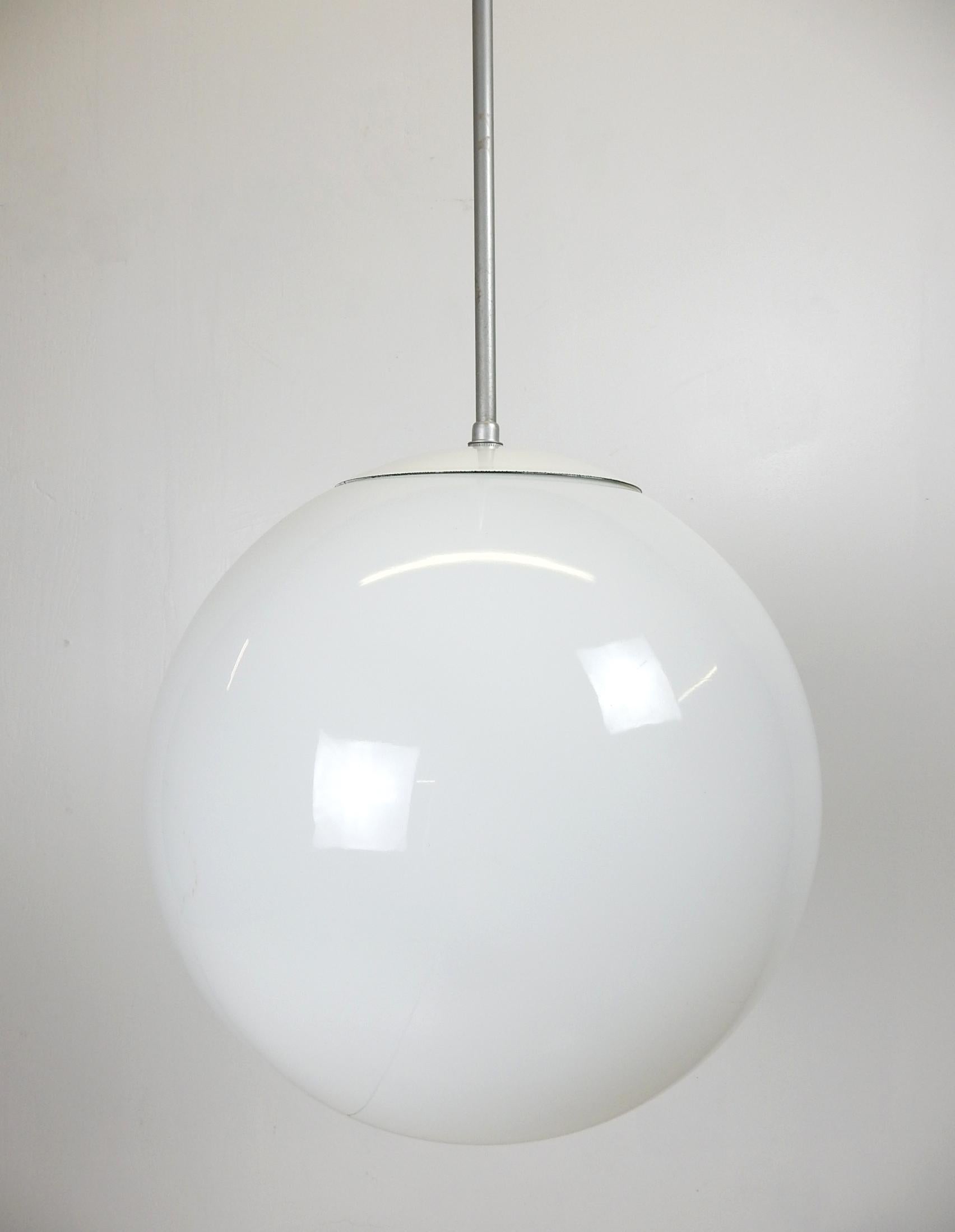 Large Mid-Century Modern Eichler Architectural Ball Pendant Lamp 1