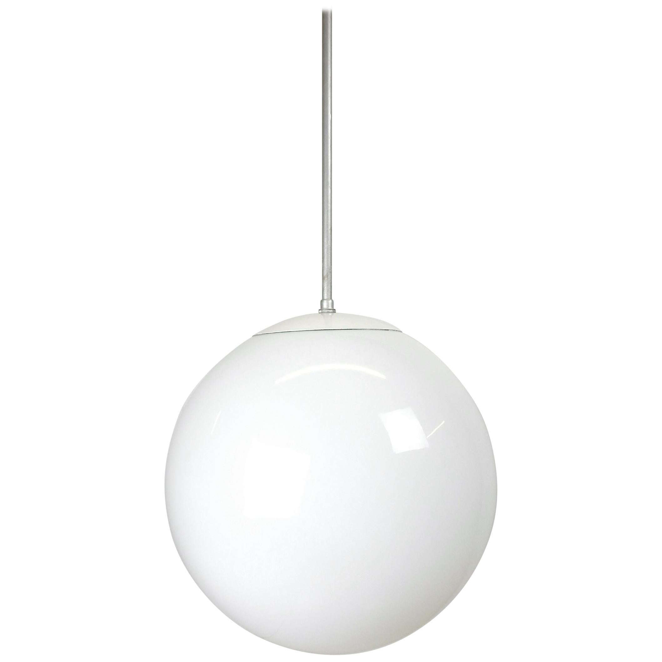 Large Mid-Century Modern Eichler Architectural Ball Pendant Lamp