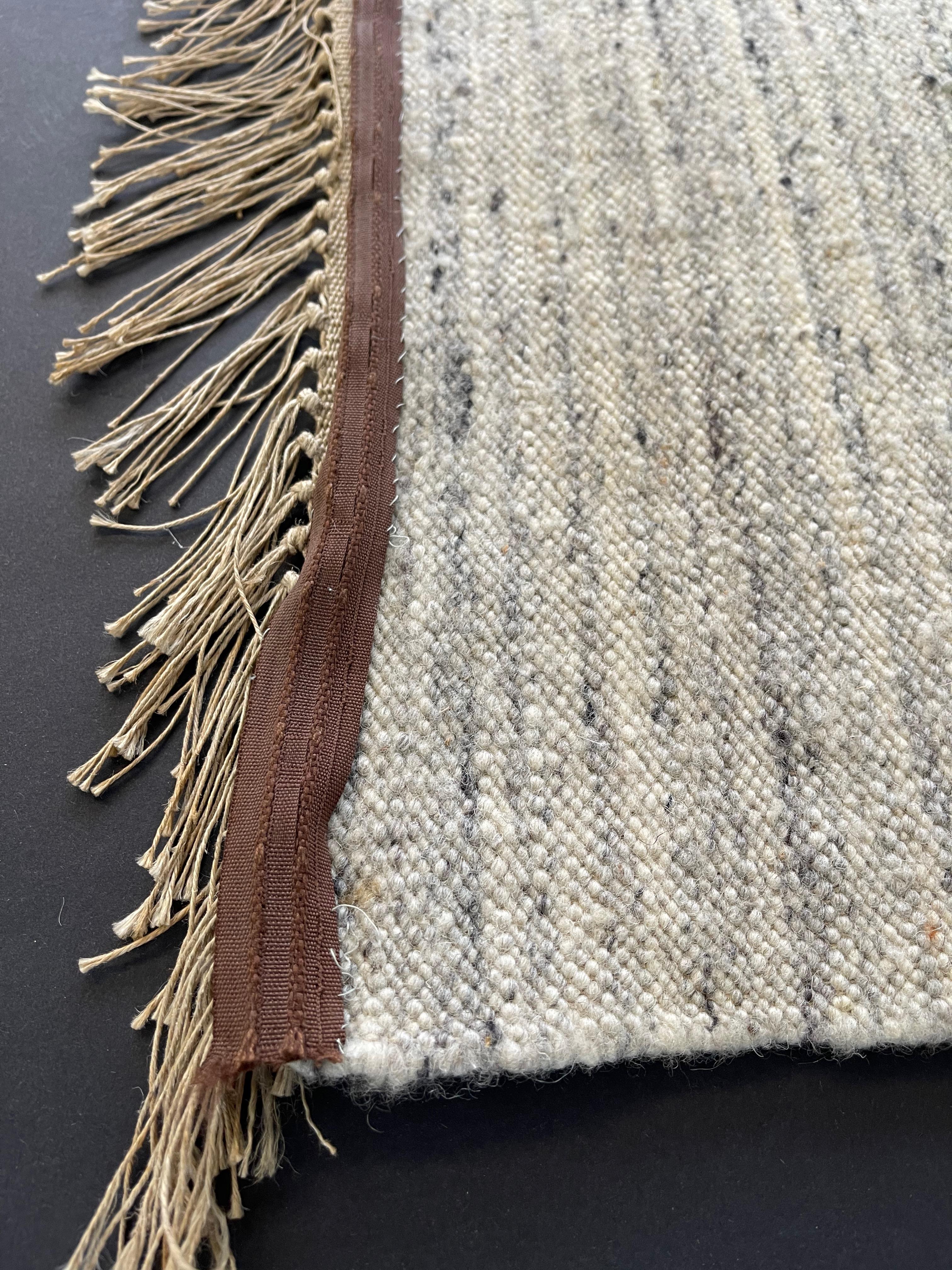 20th Century Large Mid-Century Modern European Cepelia Kilim, Tapestry Wall Rug, Earthy Tones For Sale