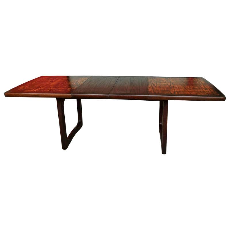 Large Mid-Century Modern Extendable Dining or Conference Table, France ...