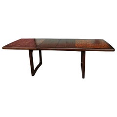 Large Mid-Century Modern Extendable Dining or Conference Table, France