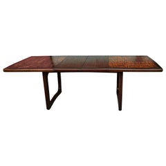 Large Mid-Century Modern Extendable Dining or Conference Table, France